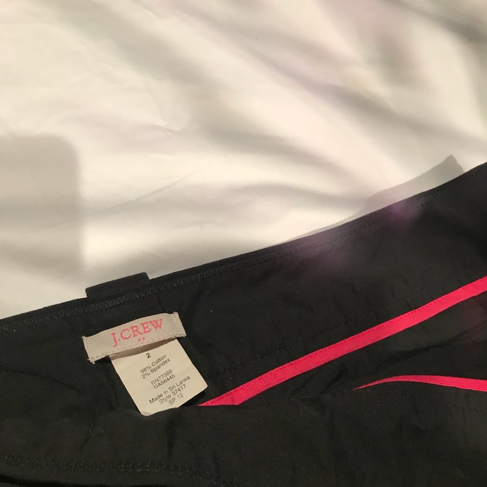 J crew black chino tailored shorts
